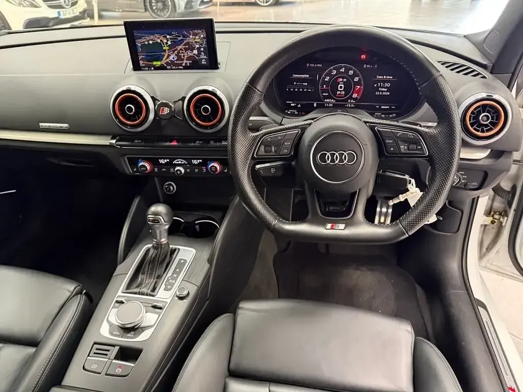 Used Audi S3 Black Edition 300 HP (220 kW) 2019 White Sedan