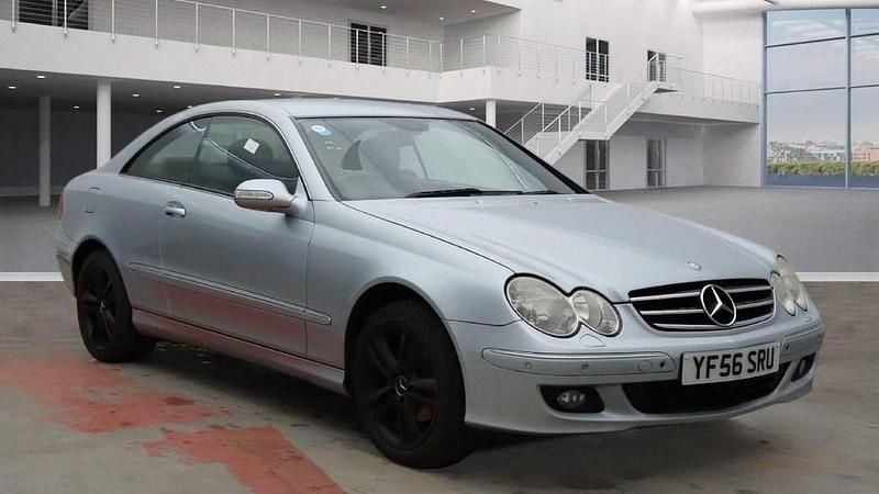 Silver Used 2007 Mercedes CLK200 Avantgarde Coupe | £2,395 (Fair price) - Image 1/3