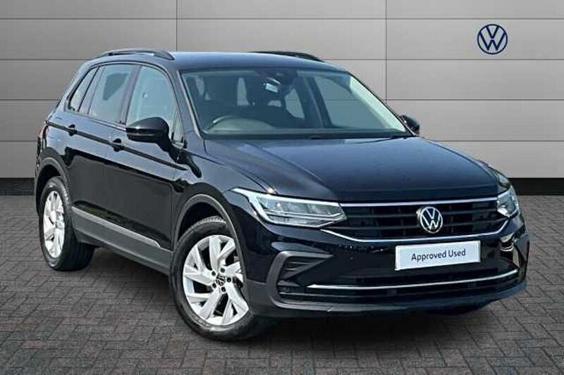 Black Used 2021 VW Tiguan Life SUV | £15,989 (Fair price) - Image 1/4