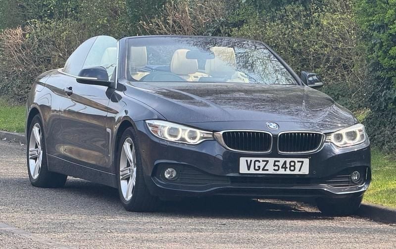 Used BMW 420 2014 Blue Cabriolet