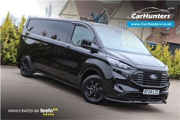 Black Used 2024 Ford Transit Custom Limited Van | £34,194 - Image 1/4