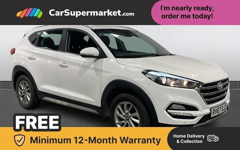 Used Hyundai Tucson Premium 116 HP (85 kW) 2017 White SUV