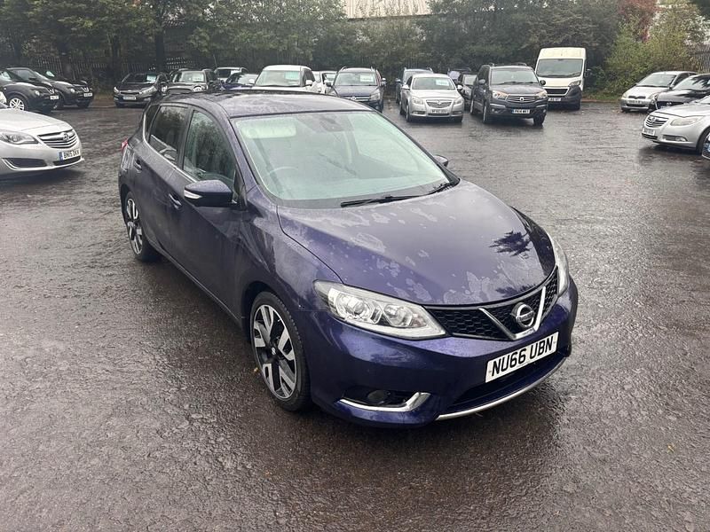 Used Nissan Pulsar Tekna 2016 Blue Hatchback