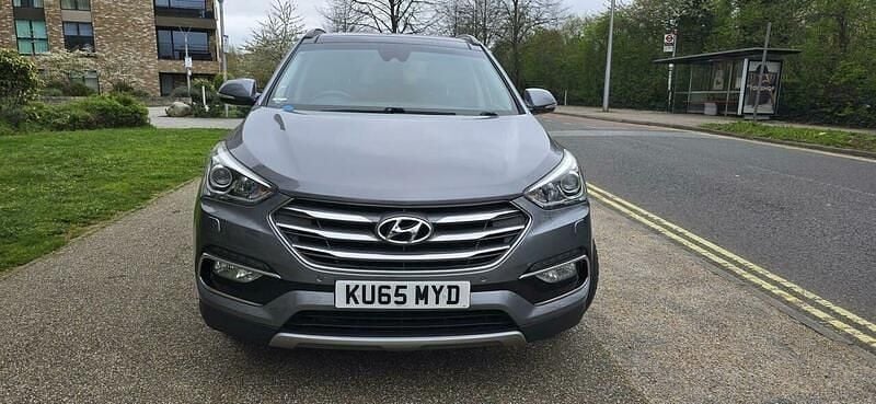 Used Hyundai Santa Fe Premium SE 2015 Silver SUV