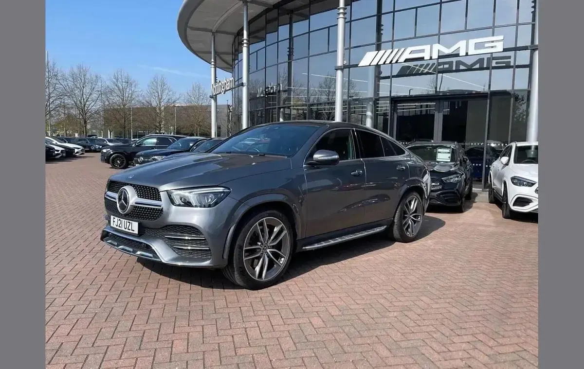 Used Mercedes GLE400 AMG Line Premium Plus 325 HP (239 kW) 2021 Grey Coupe