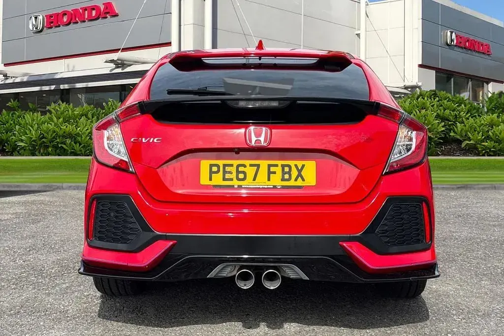 Used Honda Civic Sport 2017 Red Hatchback