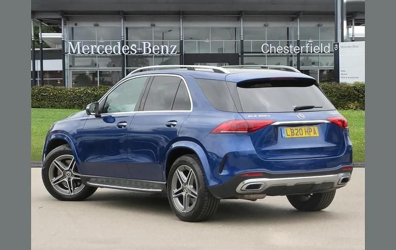Usado Mercedes GLE300 AMG line 241 HP (177 kW) 2020 Azul SUV