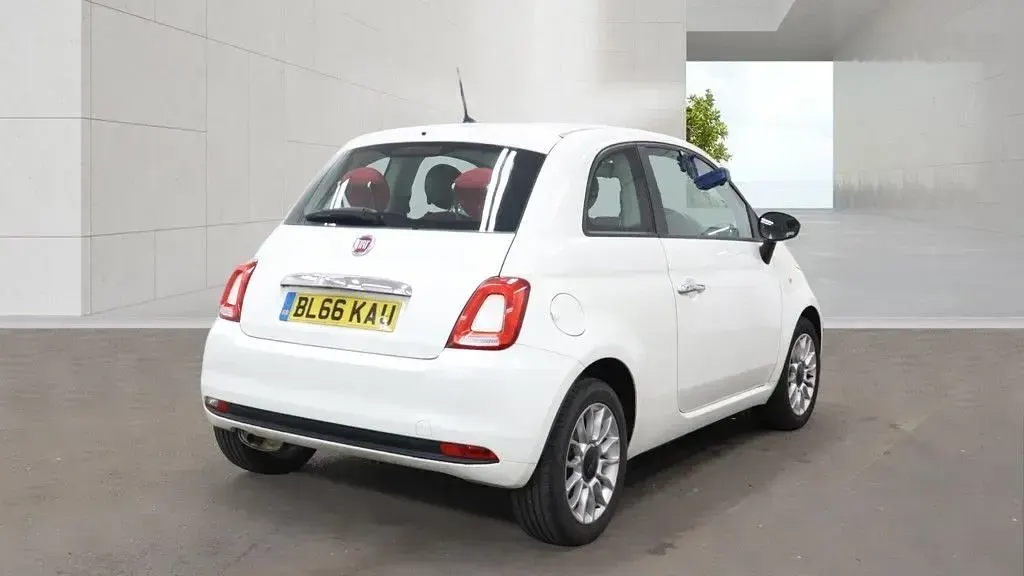 Used Fiat 500 Pop Star 69 HP (50 kW) 2016 White Hatchback