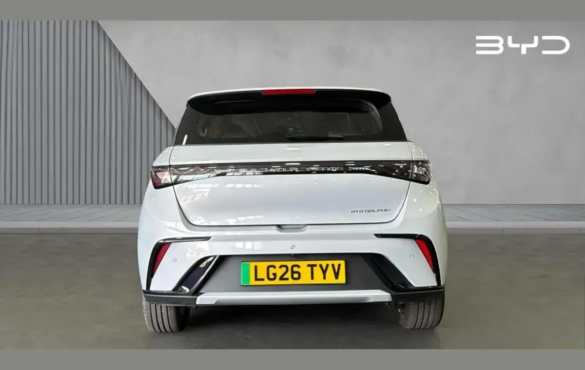 New BYD Dolphin Boost 130 kW (177 HP) 2026 White Hatchback