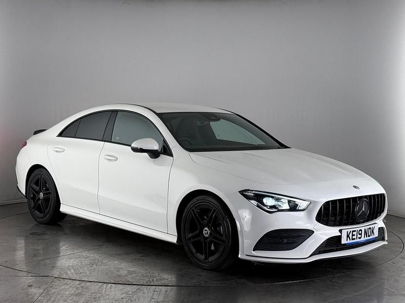 White Used 2019 Mercedes CLA180 AMG line Sedan | £17,850 (Good price) - Image 1/3