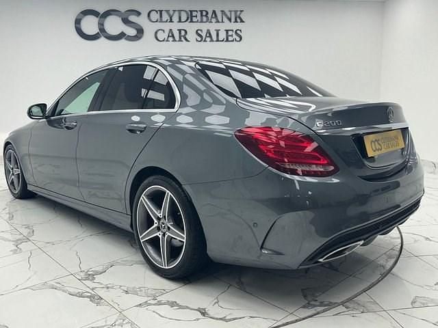 Used Mercedes C200 AMG line 184 HP (135 kW) 2017 Grey Sedan