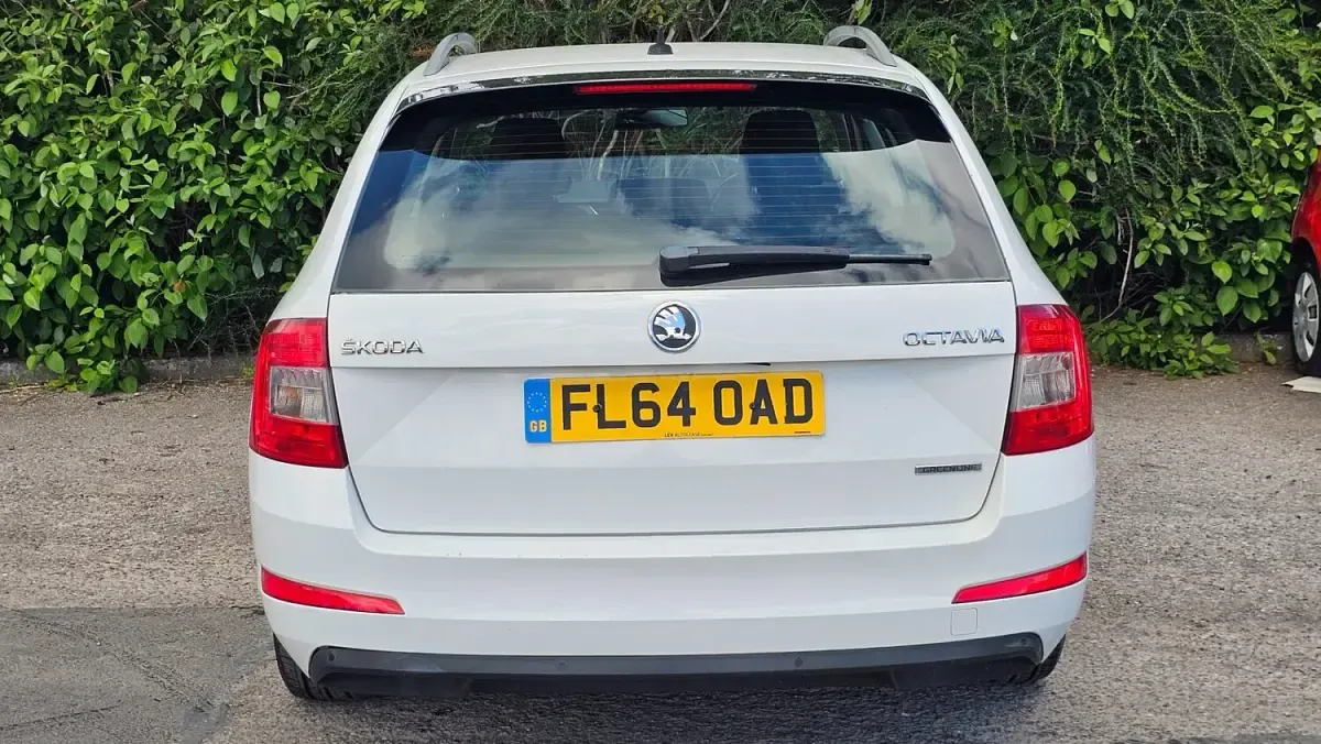 Used Skoda Octavia Business Line 110 HP (80 kW) 2014 White Estate