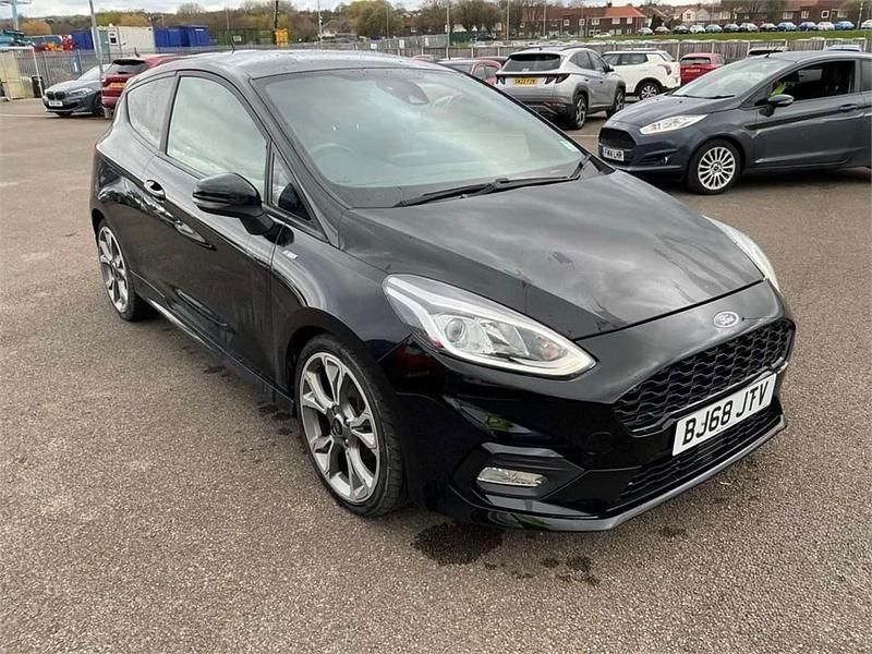 Used Ford Fiesta ST-Line 125 HP (91 kW) 2018 Black Hatchback