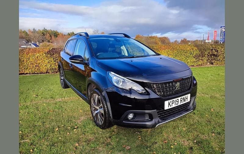 Black Used 2019 Peugeot 2008 GT-line SUV | £11,995 (Fair price) - Image 1/4