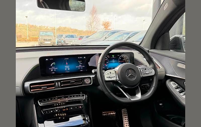 Used Mercedes EQC400 AMG line 300 kW (408 HP) 2023 Black SUV