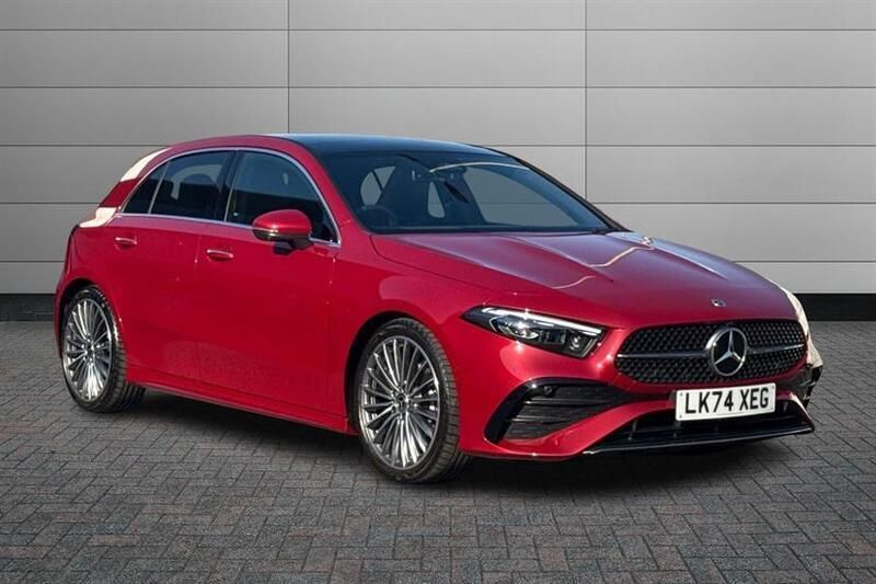 Patagonia red Used 2024 Mercedes A180 AMG Line Premium Plus Hatchback | £30,350 - Image 1/4