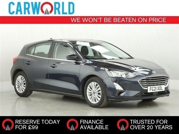 Blue Used 2021 Ford Focus Titanium Hatchback | £16,788 (A bit pricey) - Image 1/1