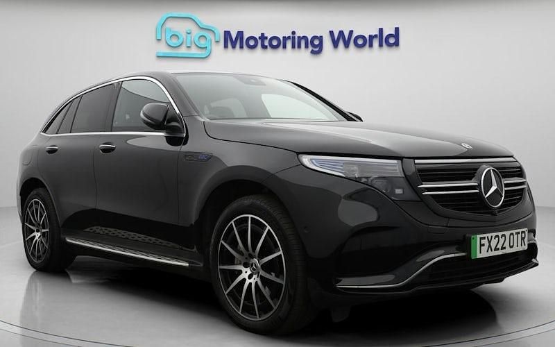 Used Mercedes EQC400 AMG line 300 kW (408 HP) 2022 Black SUV