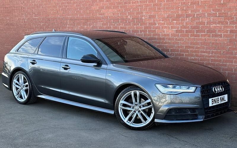 Used Audi A6 Black Edition 190 HP (139 kW) 2018 Grey Estate