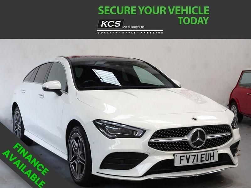 Used Mercedes CLA250e Shooting Brake AMG line 218 HP (160 kW) 2021 White Estate