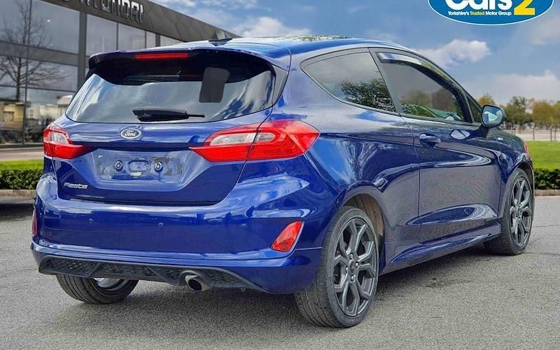 Second-hand Ford Fiesta ST-Line X 140 CP (102 kW) 2018 Albastru Hatchback