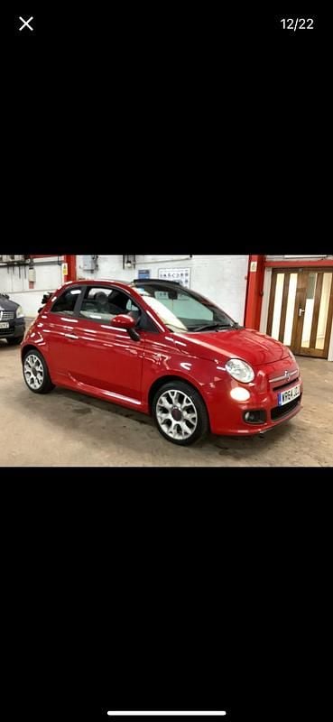 Used Fiat 500 S 2014 Red Cabriolet