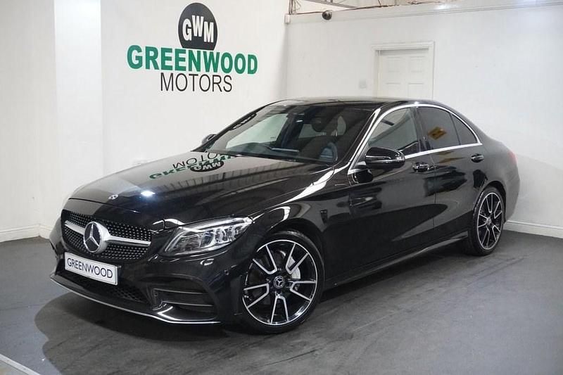Black Used 2019 Mercedes C220 AMG Line Premium Sedan | £13,790 (Fair price) - Image 1/4