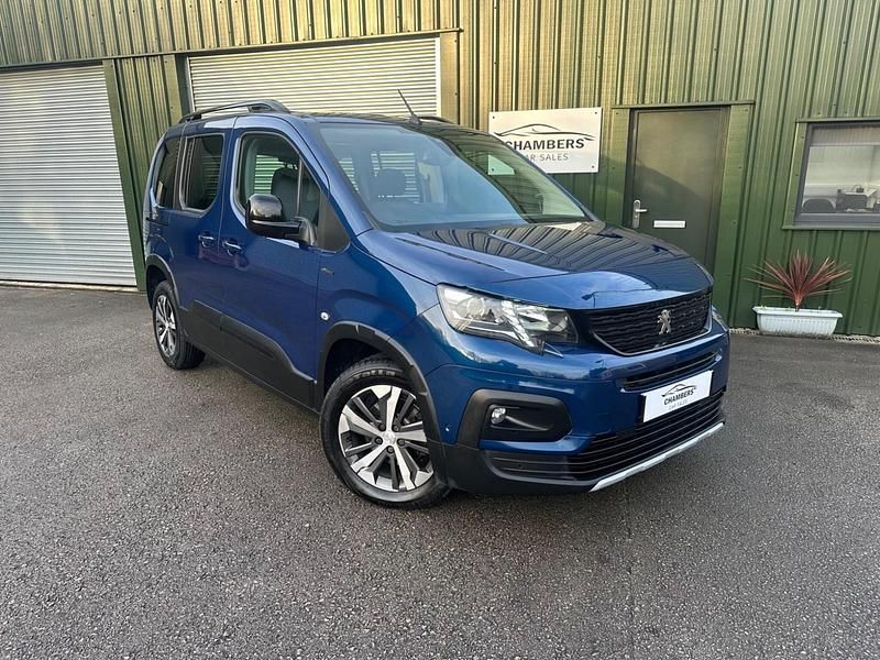 Used Peugeot Rifter GT-line 130 HP (95 kW) 2019 Blue MPV