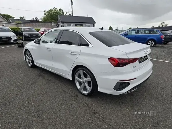 Used Audi A3 S-Line 110 HP (80 kW) 2021 White Sedan