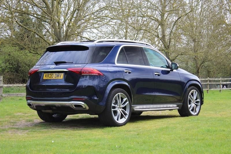 Used Mercedes GLE400 AMG line 2020 Blue Estate
