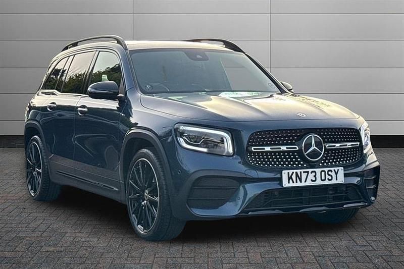 Used Mercedes GLB200 AMG Line Premium Plus 163 HP (119 kW) 2023 Denim blue SUV