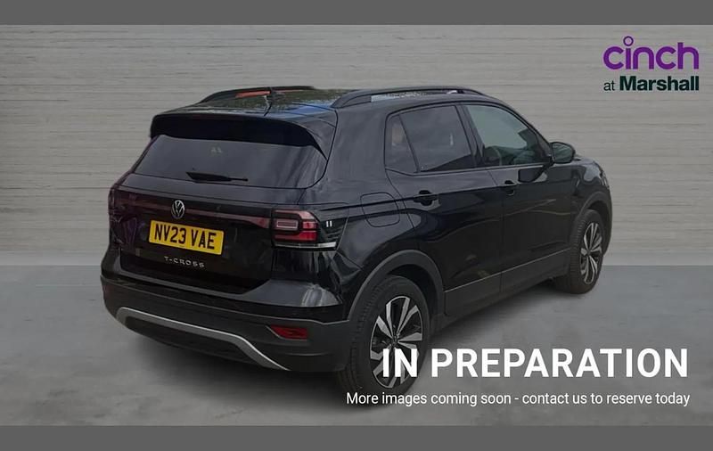 Used VW T-Cross Black Edition 110 HP (80 kW) 2023 Deep black SUV