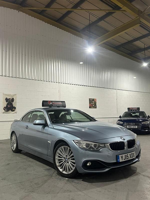 Used BMW 420 Luxury Line 2015 Blue Cabriolet
