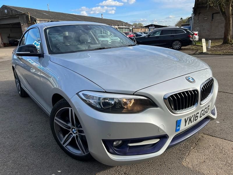 Used BMW 220 Sport Line 2016 Silver Coupe