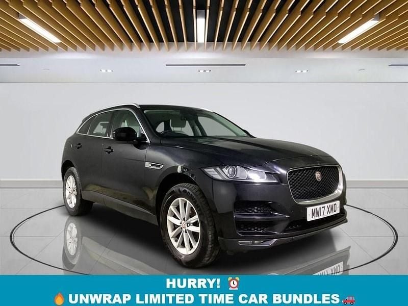 Black Used 2017 Jaguar F-Pace Prestige SUV | £13,249 (Fair price) - Image 1/3