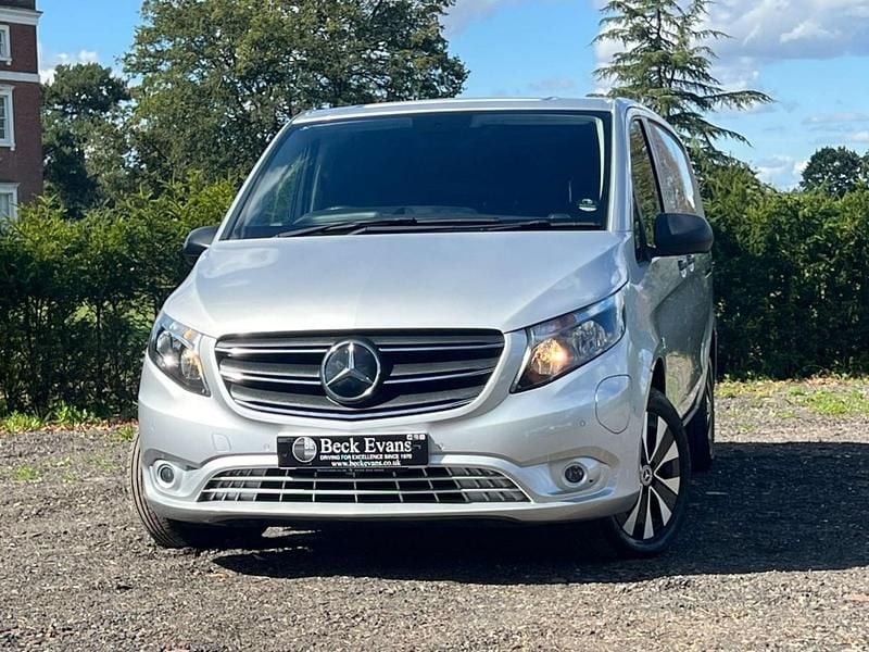 Silver Used 2022 Mercedes e-Vito Premium Van | £13,799 (Fair price) - Image 1/3