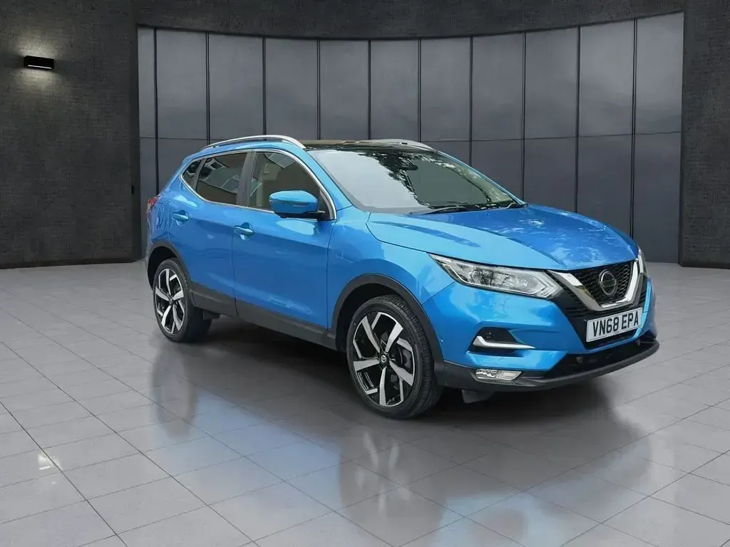 Used Nissan Qashqai Tekna 115 HP (84 kW) 2018 Blue SUV