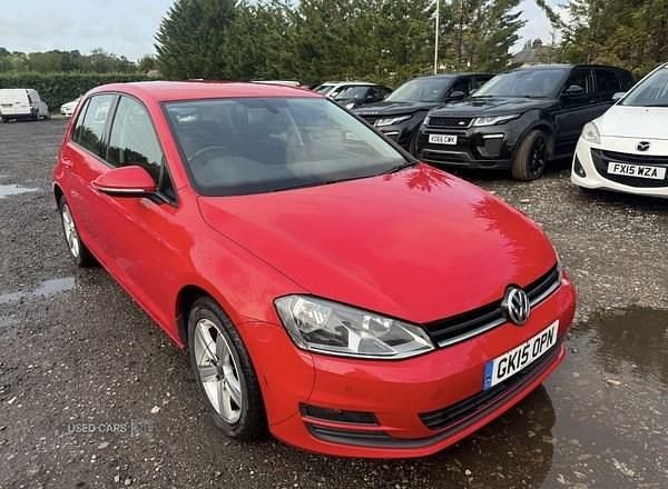 Red Used 2015 VW Golf VII Match Hatchback | £6,000 (Good price) - Image 1/4