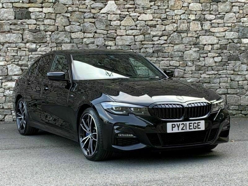 Black Used 2021 BMW 330e M Sport | £25,995 - Image 1/4