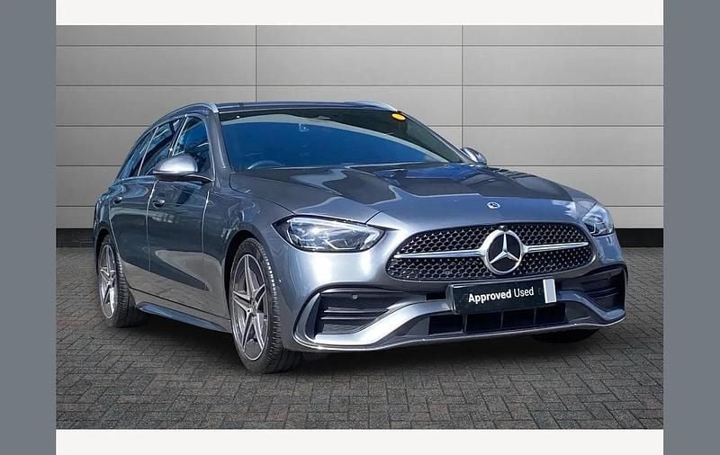 Used Mercedes C200 AMG line 200 HP (147 kW) 2023 Grey Estate