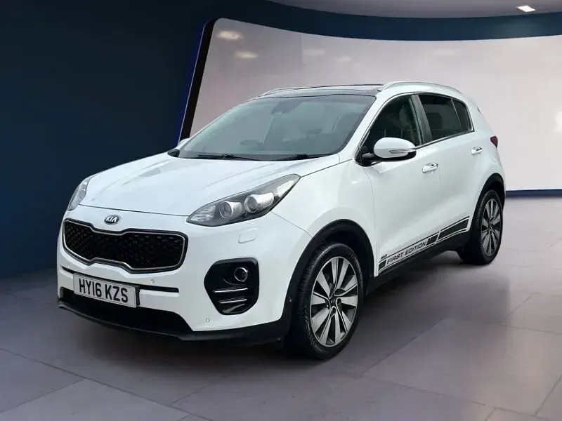 Used Kia Sportage First Edition 182 HP (133 kW) 2016 White SUV