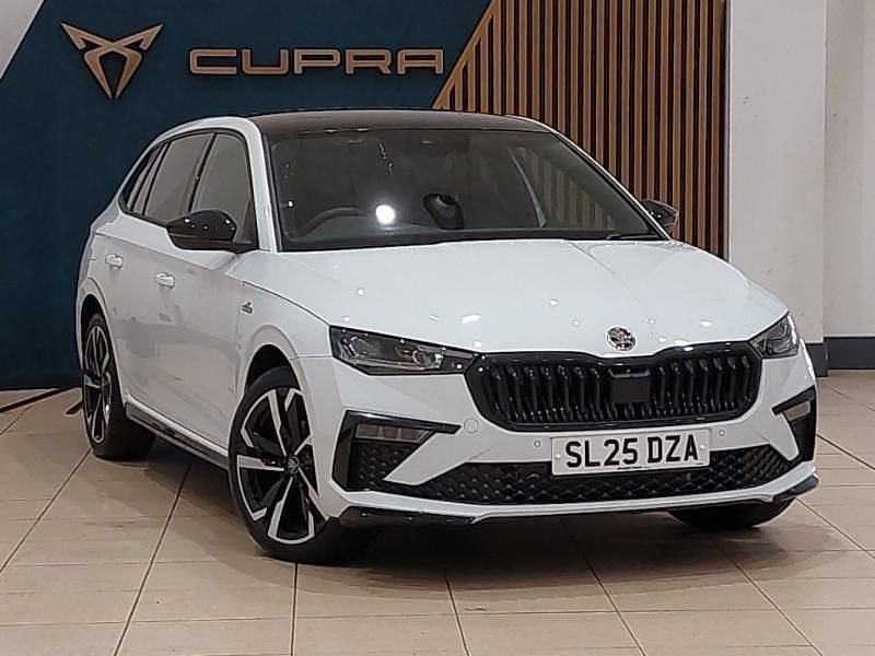 New Skoda Scala Monte Carlo 116 HP (85 kW) 2025 White Hatchback