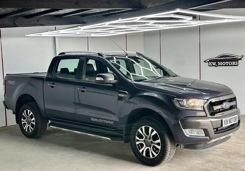 Grey Used 2018 Ford Ranger Wildtrack Pickup | £15,984 (Expensive) - Image 1/3