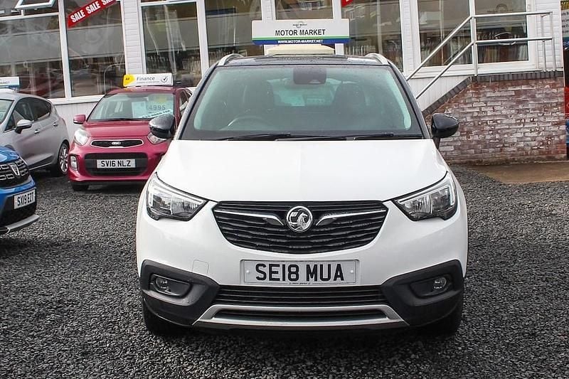 Used Vauxhall Crossland X Elite 130 HP (95 kW) 2018 White SUV