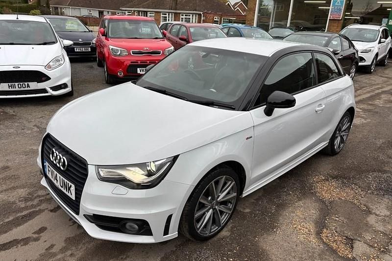 Used Audi A1 S-Line 105 HP (77 kW) 2014 White Hatchback