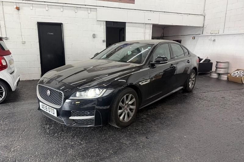 Black Used 2018 Jaguar XF R-Sport Sedan | £8,990 (Super price) - Image 1/1