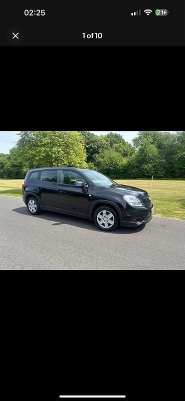 Black Used 2013 Chevrolet Orlando LS MPV | £1,495 (Fair price) - Image 1/4