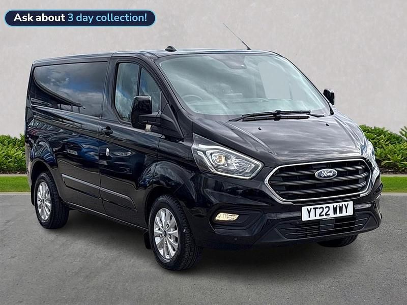 Used Ford Transit Custom Limited 130 HP (95 kW) 2022 Black Van