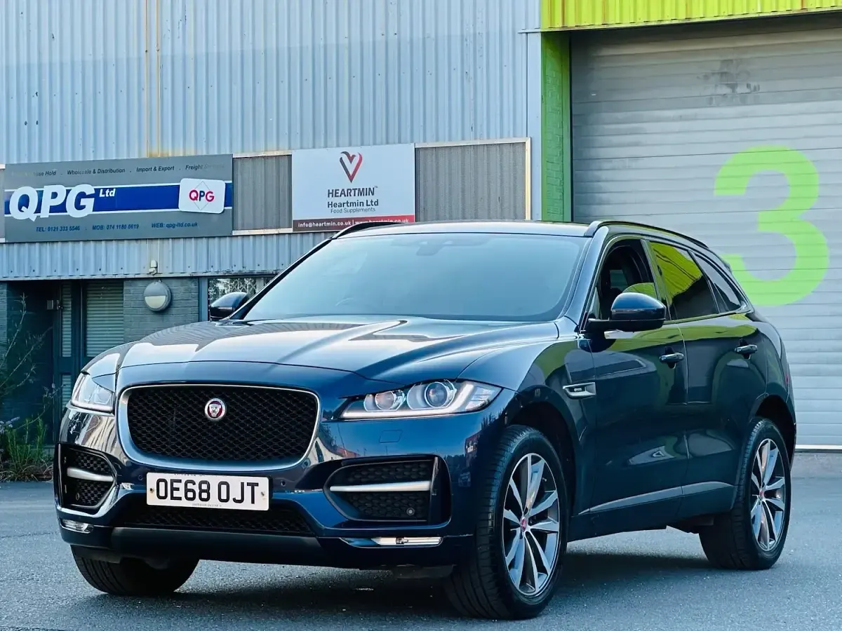 Used Jaguar F-Pace R-Sport 180 HP (132 kW) 2018 Blue SUV