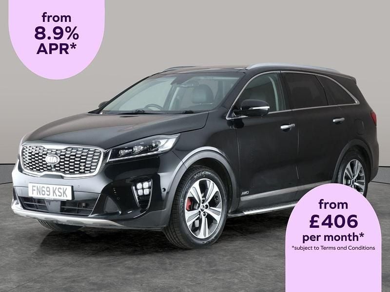 Black Used 2019 Kia Sorento GT-Line S SUV | £22,568 (Fair price) - Image 1/2